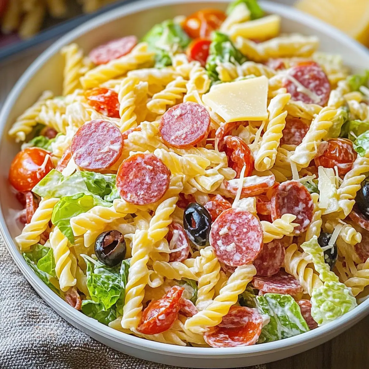 Italian Grinder Pasta Salad