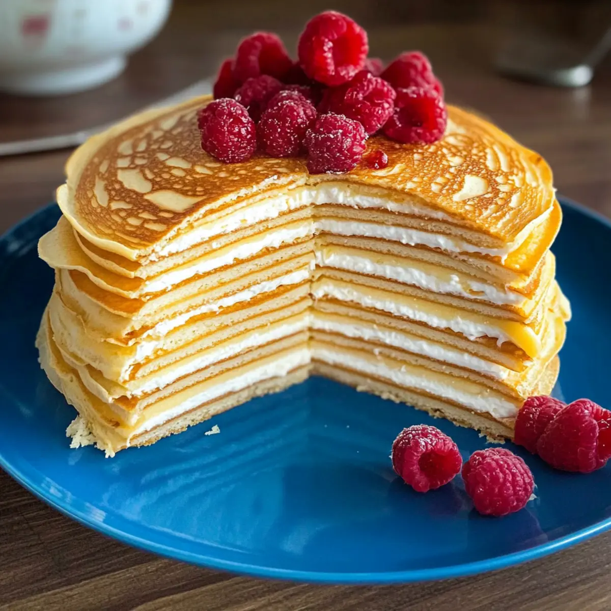 Dreamy Vanilla Speculoos Crêpe Cake