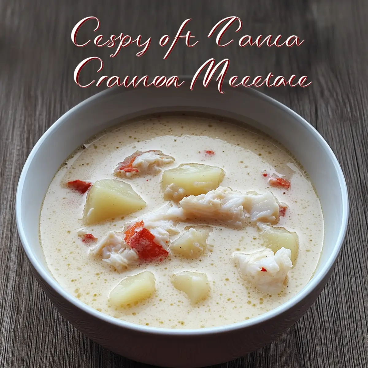 Cream of Crab Soup: Cozy Comfort in Every Spoonful