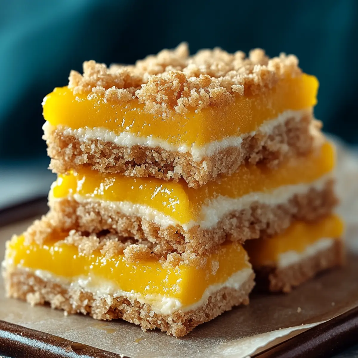 Mango Crumb Bars