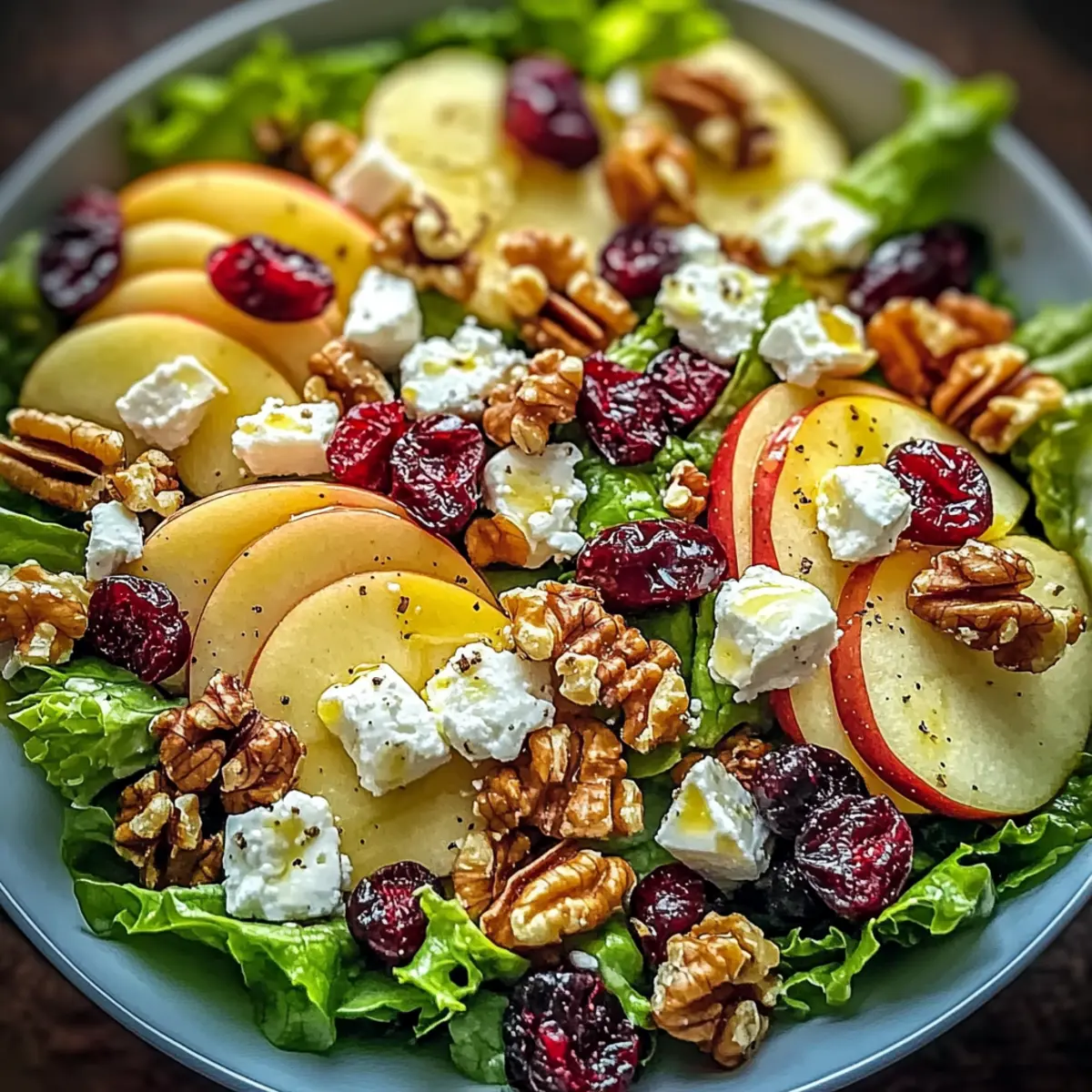 Honeycrisp Apple Feta Salad