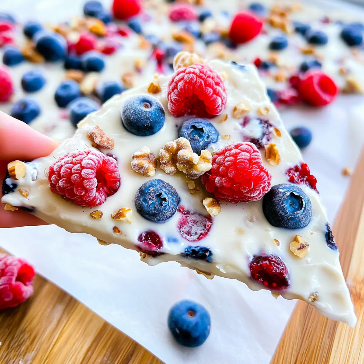 Frozen Yogurt Bark