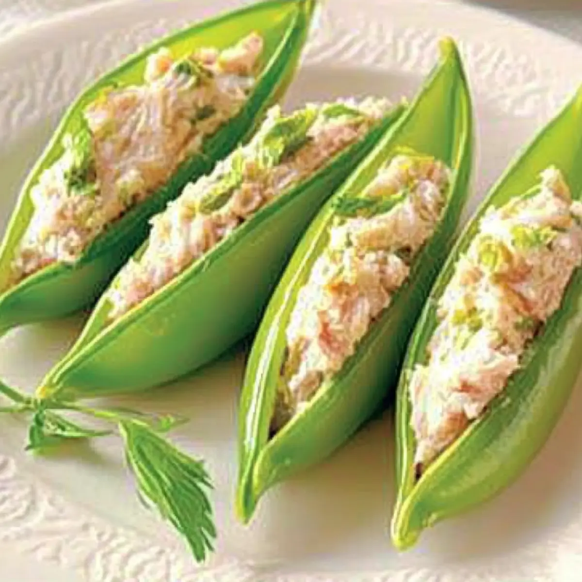 Stuffed Snow Peas with Crab: A Fresh Twist on Appetizers