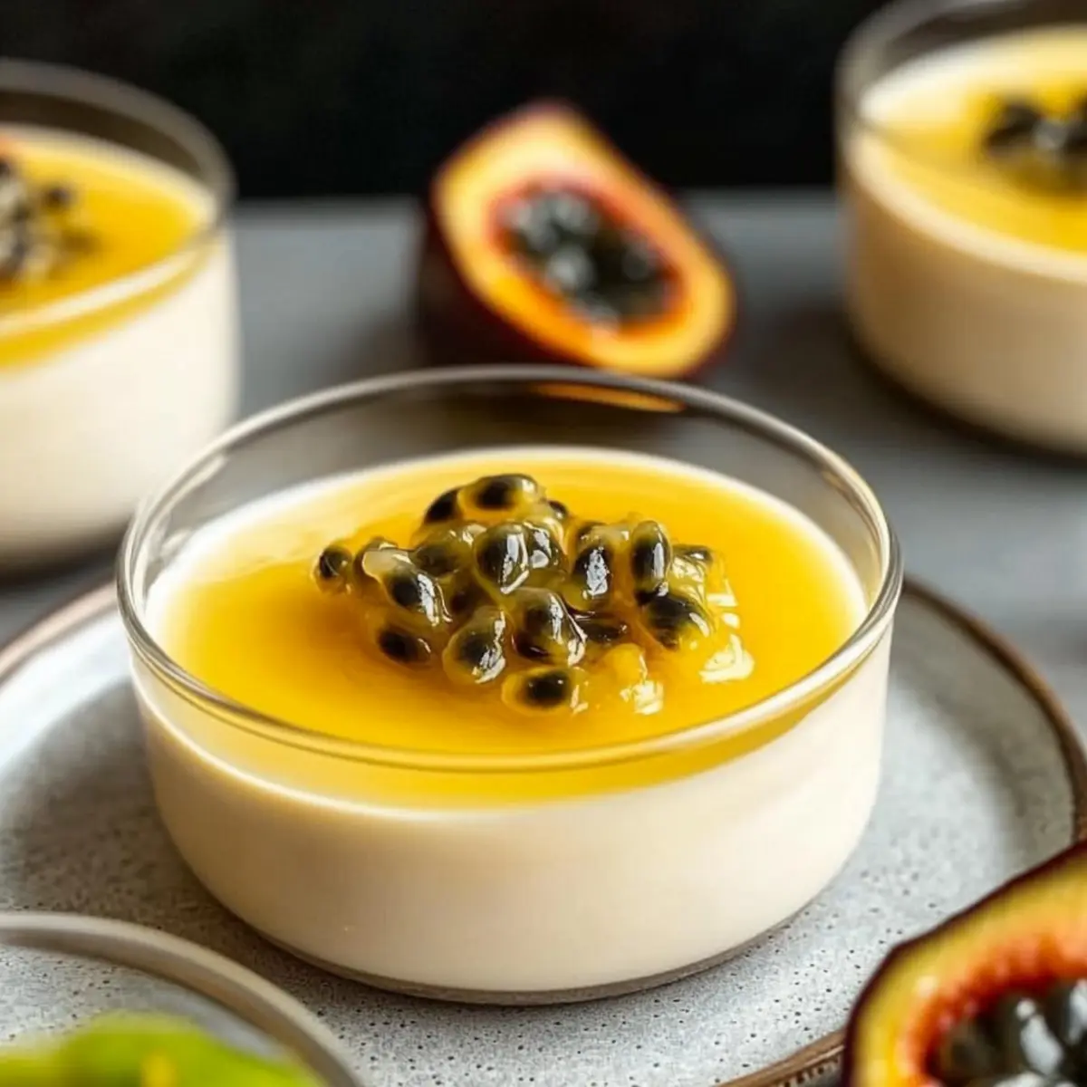 Passionfruit Panna Cotta