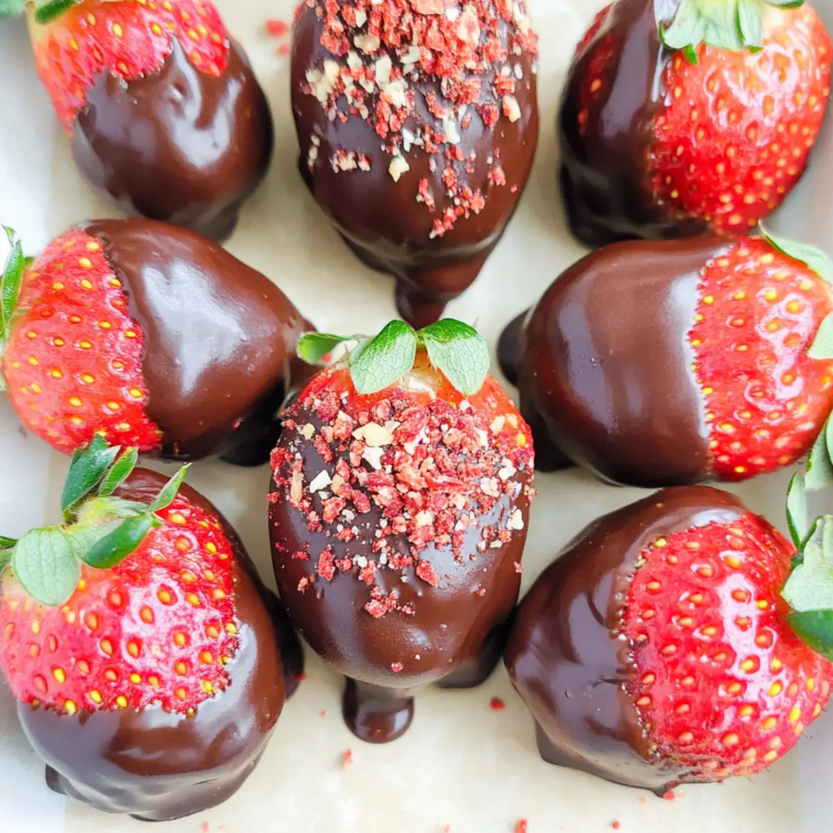Indulge in Strawberry Coconut Cream Stuffed Dates Dipped in Chocolate
